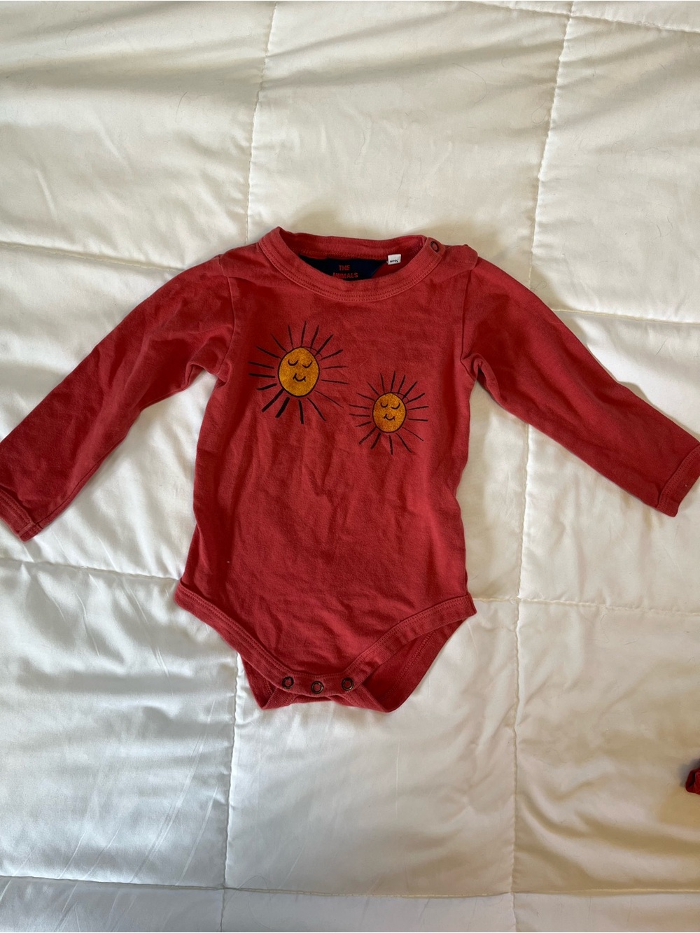 The Animals Observatory Long-Sleeve Baby One-Piece Bodysuit